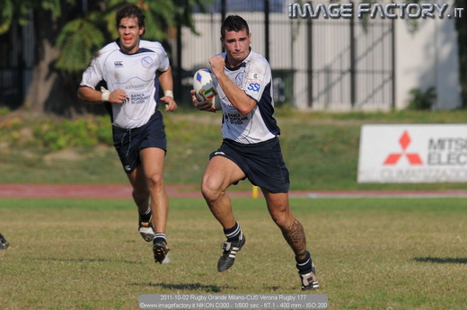 2011-10-02 Rugby Grande Milano-CUS Verona Rugby 177